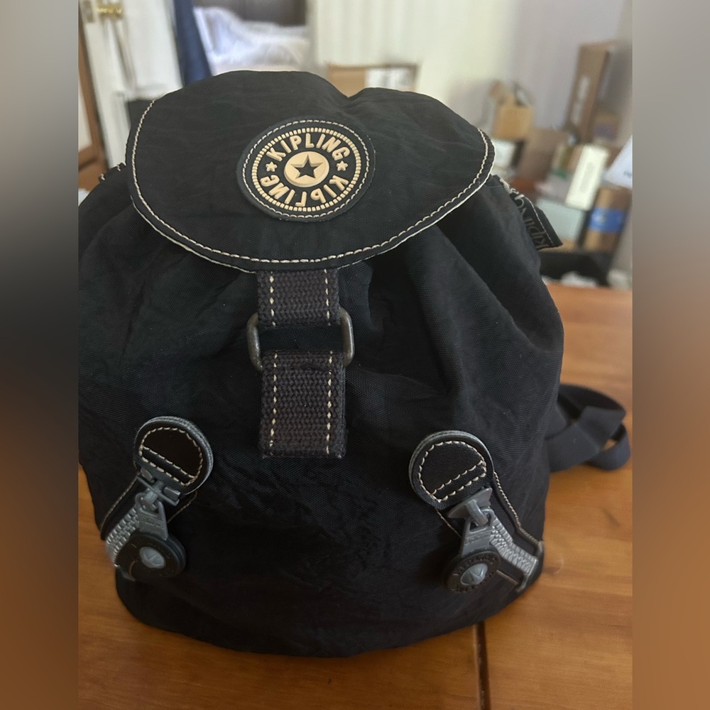 Kipling Black nylon backpack